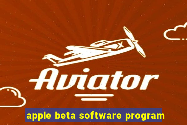 apple beta software program