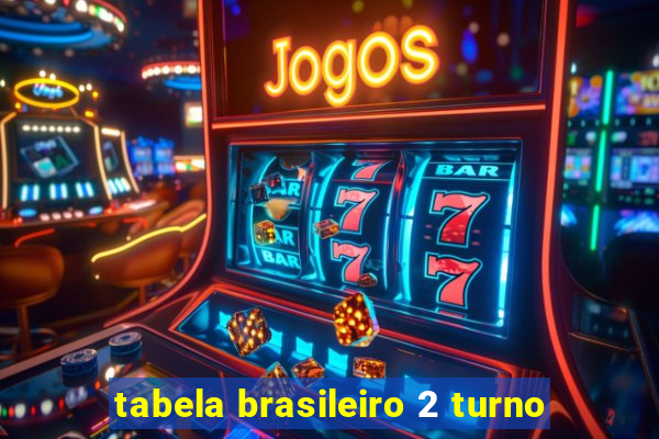 tabela brasileiro 2 turno